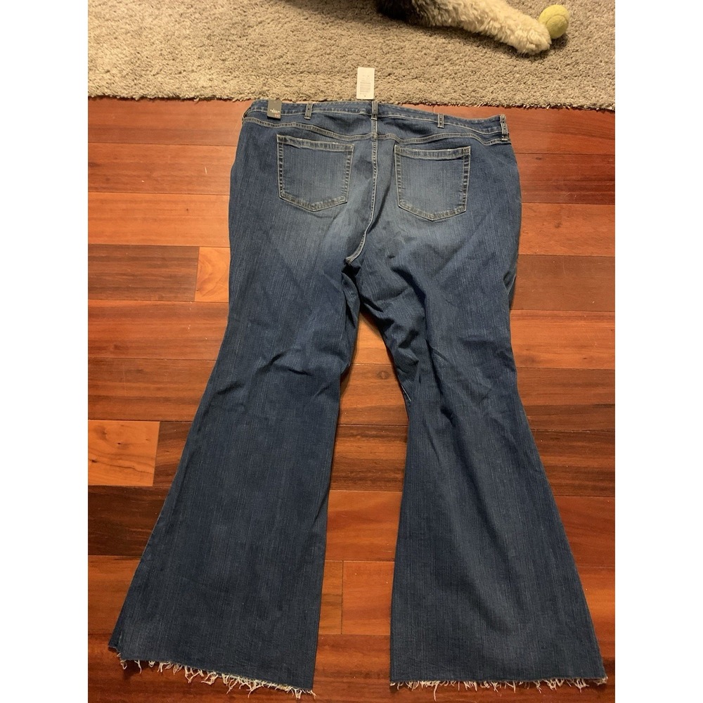 Torrid Vintage Stretch Perfect Super Flare Jeans Dark Wash 24T 24 Tall New